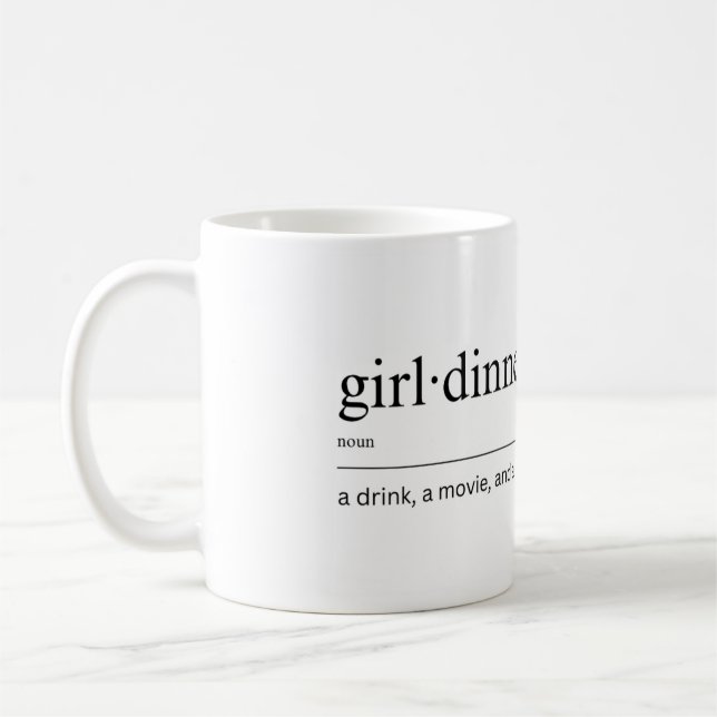 Taza De Café chica cena mug (Izquierda)