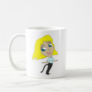 Taza De Café chica chibi con cola