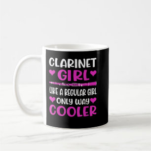 Taza De Café Chica Clarinet Como Un Chica Regular Sólo Muy Frío