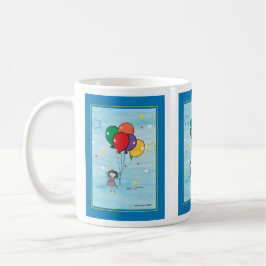 Taza De Café Chica con globos - Arte infantil para CHOC