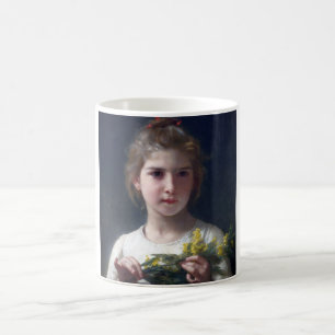Taza De Café Chica con Mimosa, Bouguereau