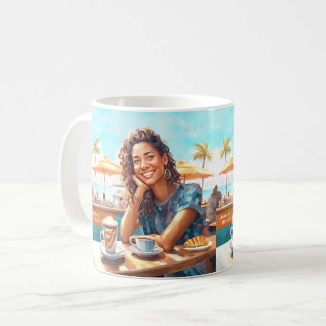 Taza De Café Chica con pausa para café (Anverso izquierdo)