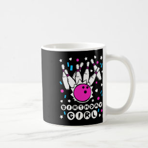 Taza De Café Chica Cumpleañera Fiesta de Bolos Niños Geniales P