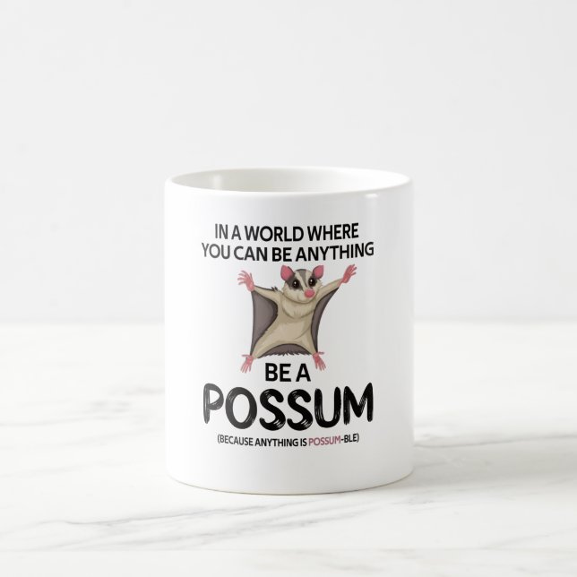 Taza De Café Chica Cute Possum Opossum Lover Possum Whisperer (Centro)