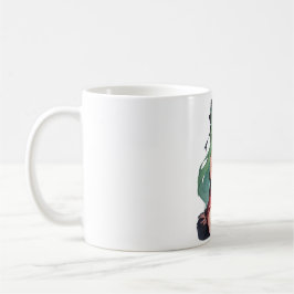 Taza De Café chica de anime con pelo verde