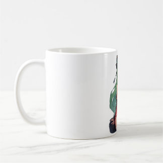 Taza De Café chica de anime con pelo verde