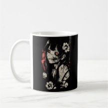 chica de anime de terror