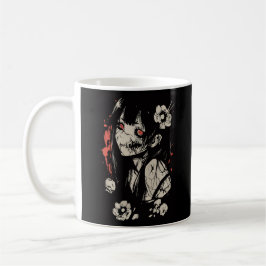 Taza De Café chica de anime de terror