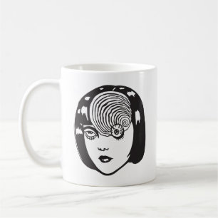Taza De Café chica de anime de terror