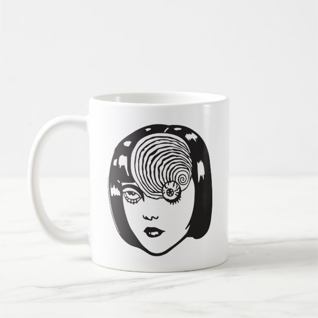 Taza De Café chica de anime de terror (Izquierda)
