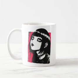 Taza De Café chica de anime de terror