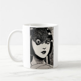 Taza De Café chica de anime de terror