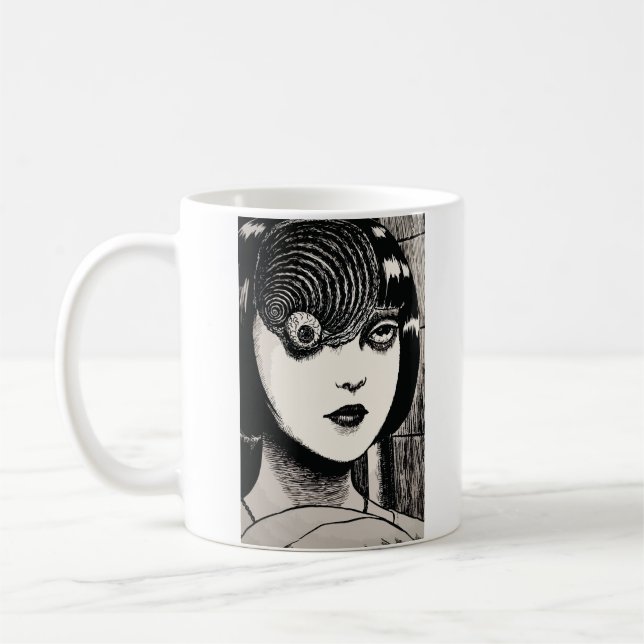 Taza De Café chica de anime de terror (Izquierda)