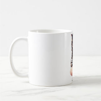 Taza De Café chica de anime en un gatito