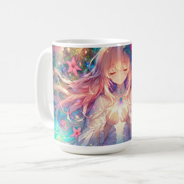 Taza De Café Chica de Anime Étéreo Magico (Anverso izquierdo)