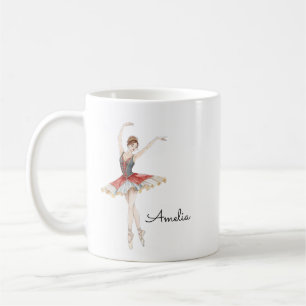 Taza De Café Chica de ballet personalizado