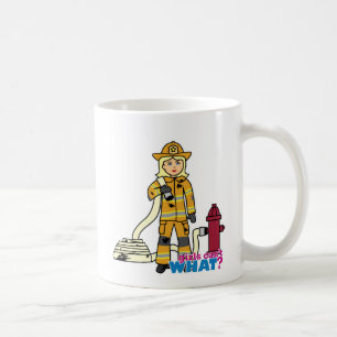 Taza De Café Chica de bomberos - Rubia