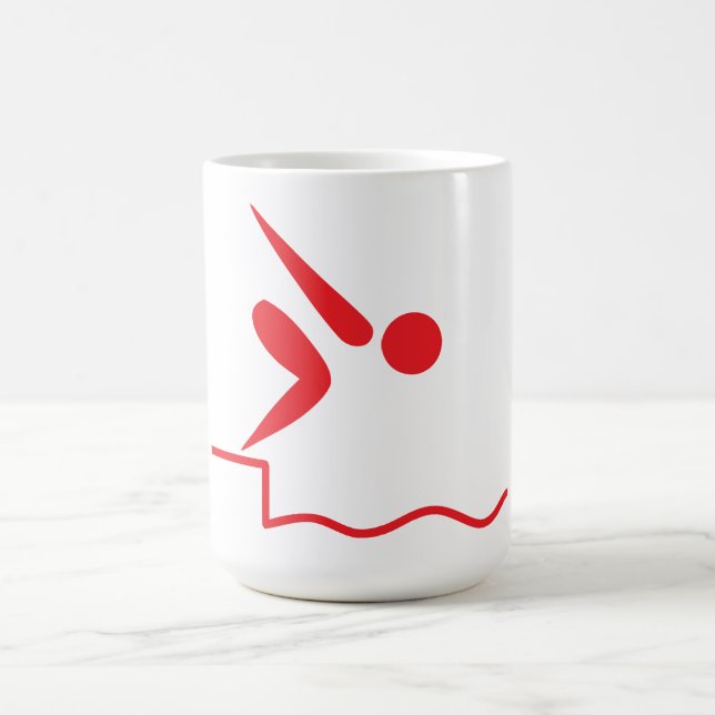 Taza De Café Chica de buceo Coffee Mug (Centro)