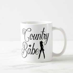 Taza De Café Chica de Cowgirl Country Baile en Línea Western Ro