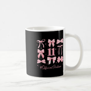 Taza De Café chica de cumpleaños 11 años Coquette B