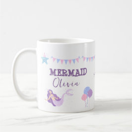 Taza De Café Chica de cumpleaños de sirvienta morada panza rosa