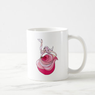 Taza De Café Chica de danza rosa