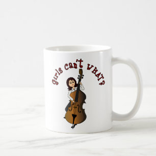 Taza De Café Chica de doble trasero de cadena vertical