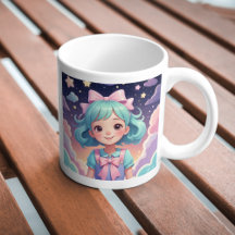 Chica de ensueño mágico Mug - Pastel C Mug, 11 oz