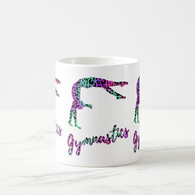 Taza De Café Chica de Gimnasia Salvaje | Gimnasia de impresión  (Centro)