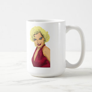 Taza De Café Chica de Glamour de Blonde