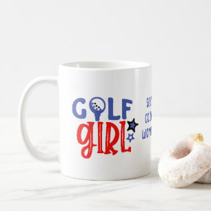 Taza De Café Chica de golf Coffee Mug
