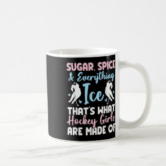 Taza De Café Chica de hockey sobre hielo negra linda 