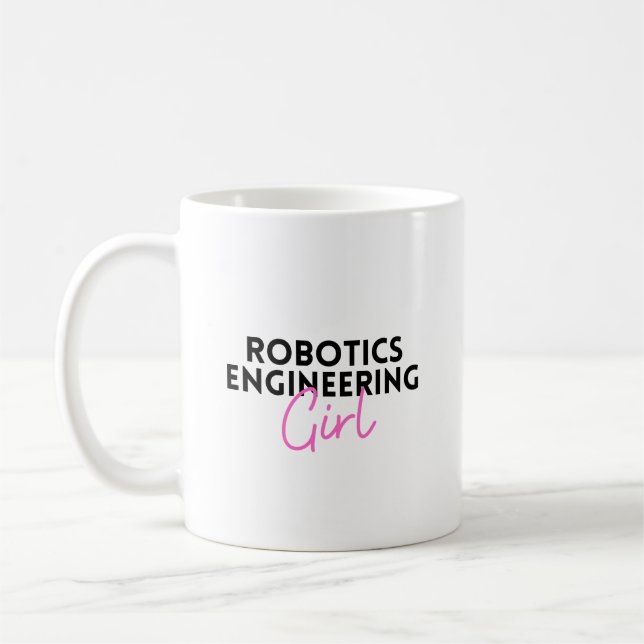 Taza De Café Chica de Ingeniería Robótica (Izquierda)