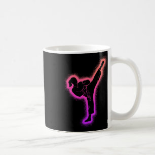 Taza De Café Chica de Karate Artes Marciales Niños Mujeres Chic