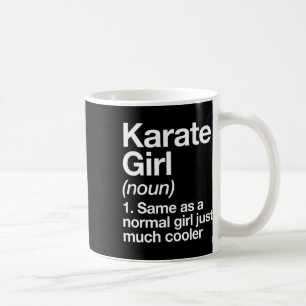 Taza De Café Chica de Karate Definición Divertida y Sy Deportes