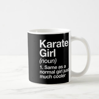 Taza De Café Chica de Karate Definición Divertida y Sy Deportes