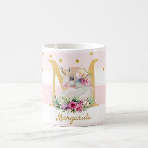 Taza De Café Chica de la creatura mágica de la unicornio