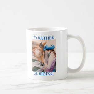 Taza De Café Chica de la equitación estaría montando bastante
