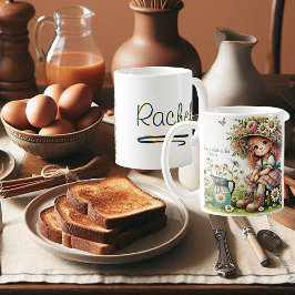 Taza De Café Chica de la margarita de Dios