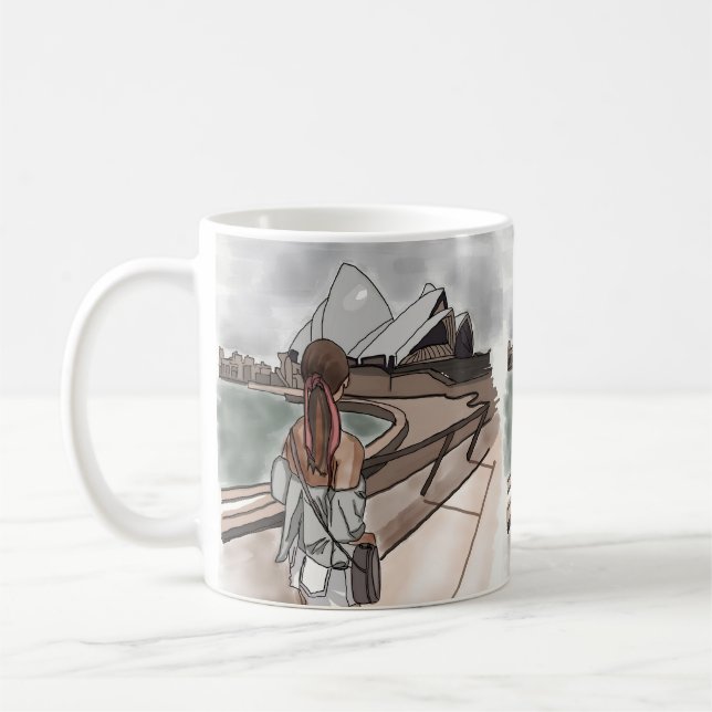 Taza De Café Chica de la Ópera de Sydney. (Izquierda)