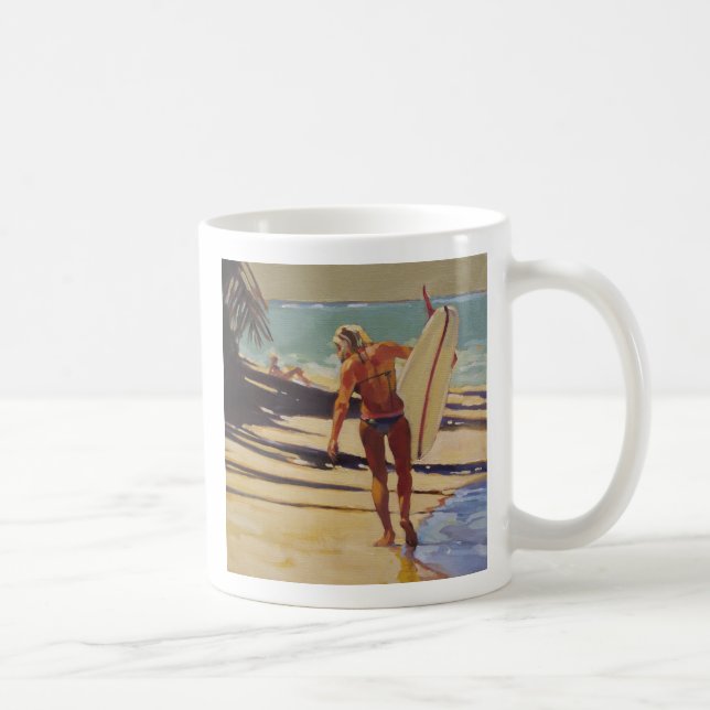 Taza De Café Chica de la persona que practica surf (Derecha)