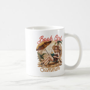 Taza De Café Chica de libros Leer veraniega vacaciones divertid