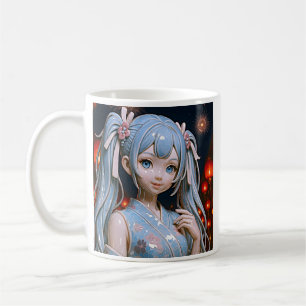Taza De Café Chica de Manga bajo las Estrellas