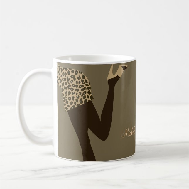 Taza De Café Chica de moda Mug (Izquierda)