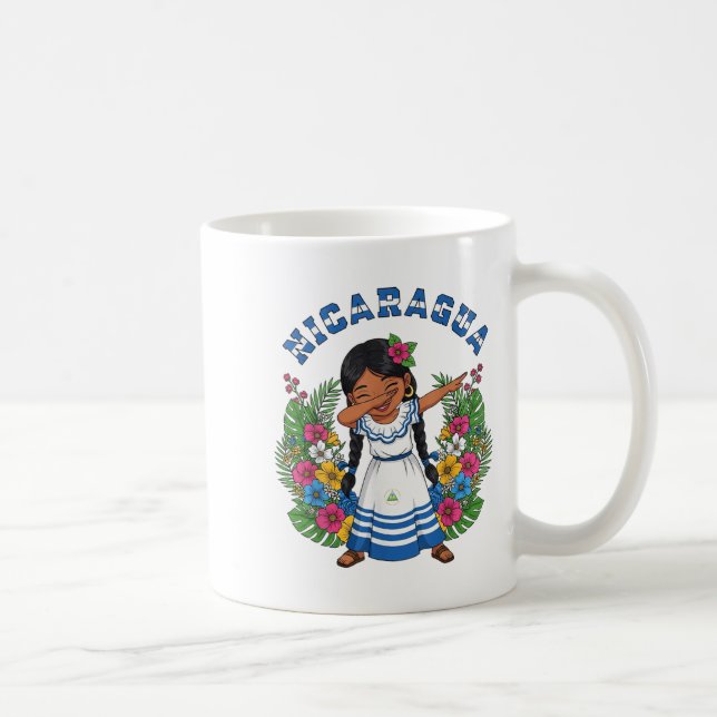 Taza De Café Chica de Nicaragua dulce vestido con traje tradici (Derecha)
