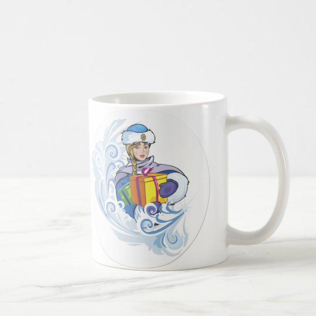 Taza De Café Chica de nieve (Derecha)