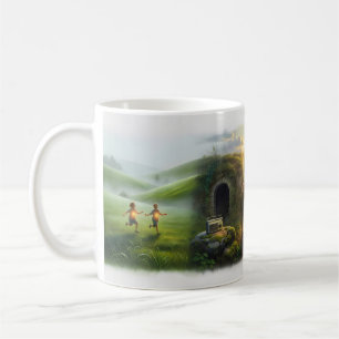 Taza De Café Chica de Ojos Marrones Generaciones Alegría Cascad