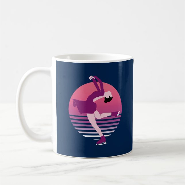 Taza De Café Chica De Patinaje Artístico - Baile De Hielo (Izquierda)
