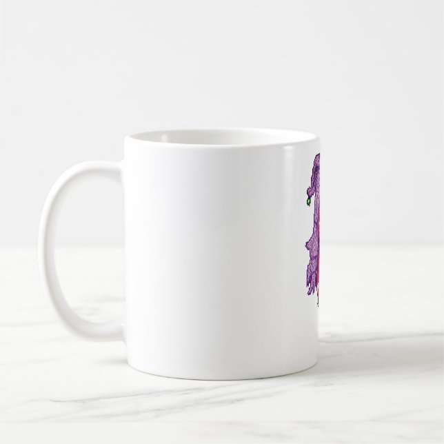 Taza De Café Chica de pelo morado (Izquierda)