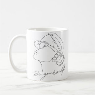 Taza De Café chica de pintura manual, cite
